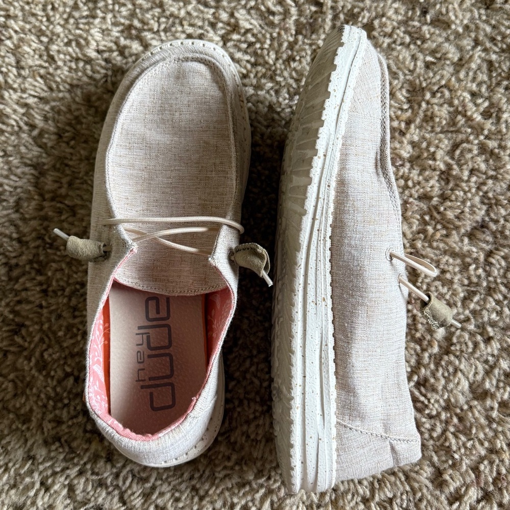 Hey Dude Kids' Moccasins in Light Beige